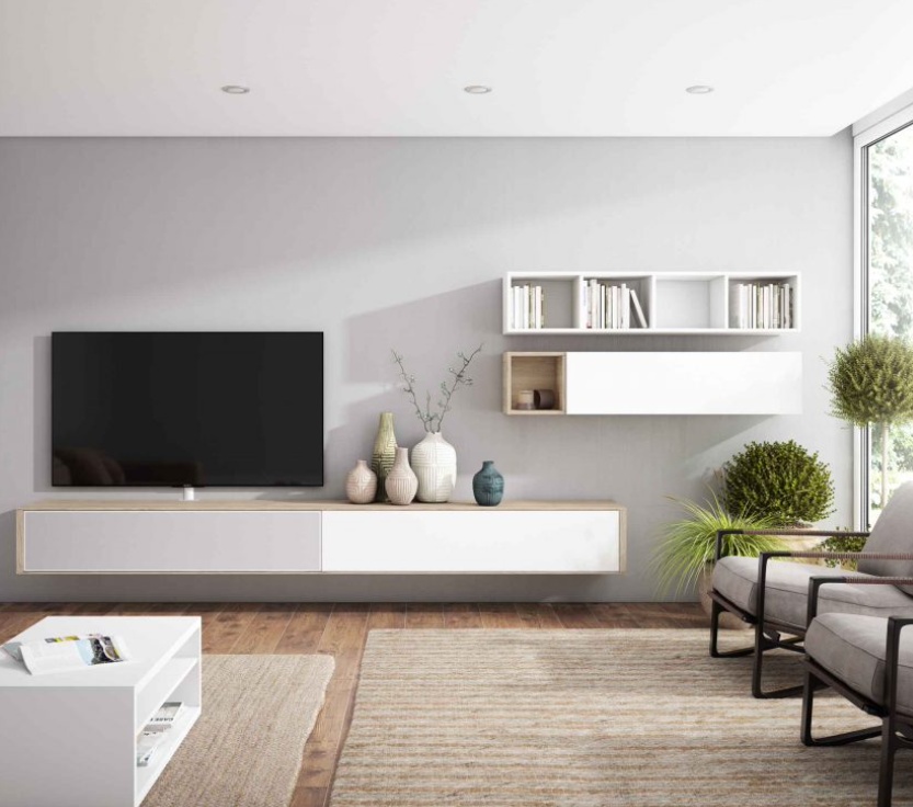 Modern Living Room Enhancement - Before